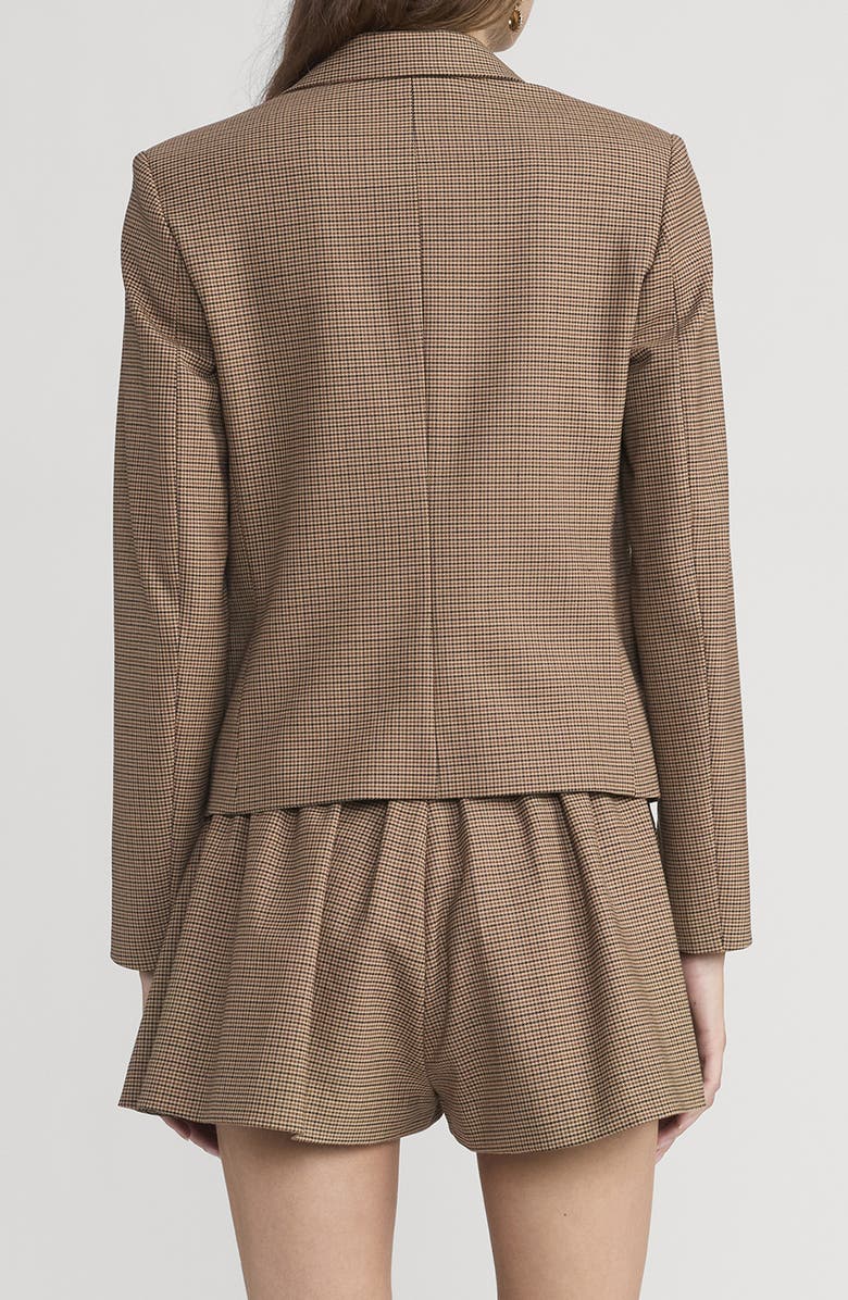 FRAME The Plaid Smart Blazer, Alternate, color, Brown Multi