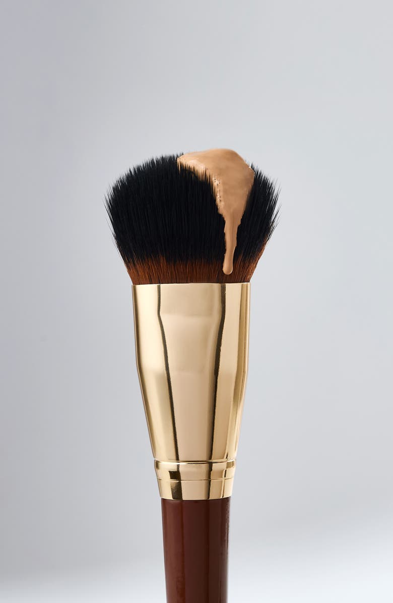 SPECTRUM Pantherine Large Duo Fibre Foundation Brush, Alternate, color, Brown