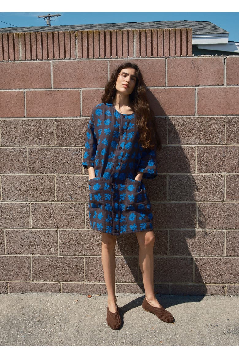 Nova Reversible Shift Dress, Alternate, color, Java