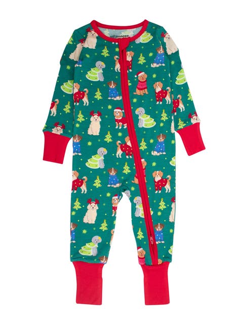 SoftSnooze Gender Incusive Holiday Convertible One Piece Pajamas (Baby)