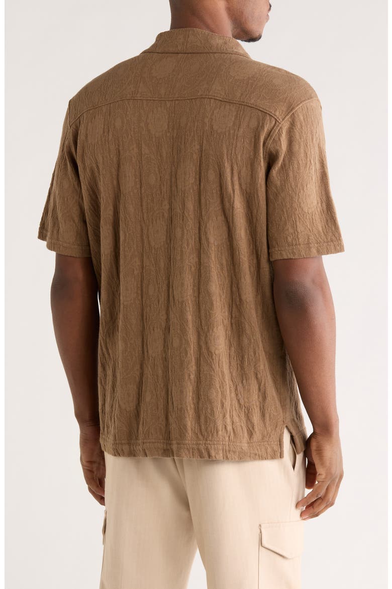 Resort Camp Shirt, Alternate, color, ESPRESSO BROWN