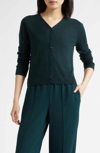 Wool V-Neck Cardigan
