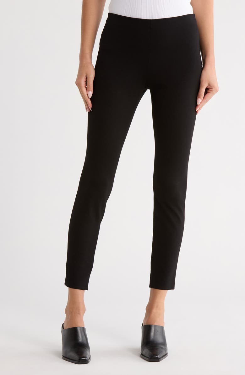 Theory Sabali Slim Leggings, Main, color, Black