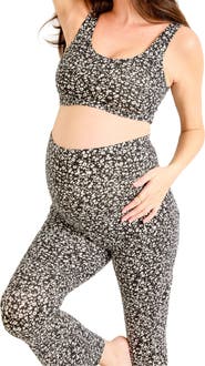 HATCH Collection The Maternity Bodyflex Crop Flare Legging