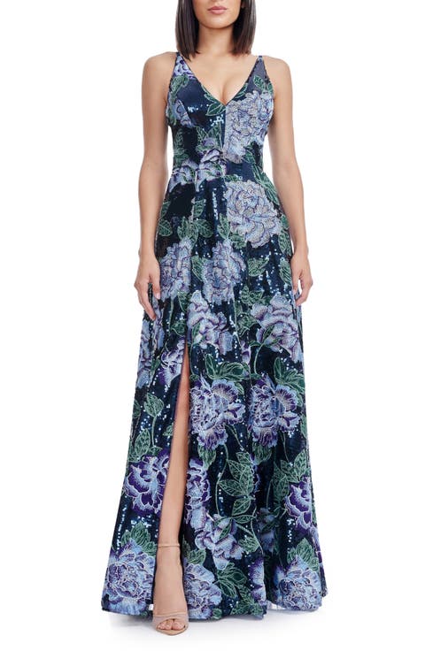 Alyssa Floral Gown