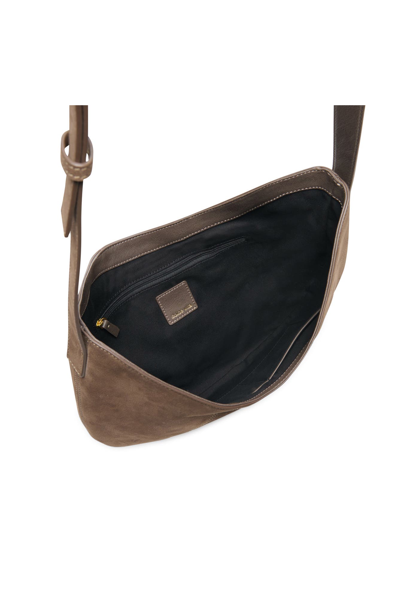 Prairie Leather Crossbody Bag, Alternate, color, DARK TAUPE