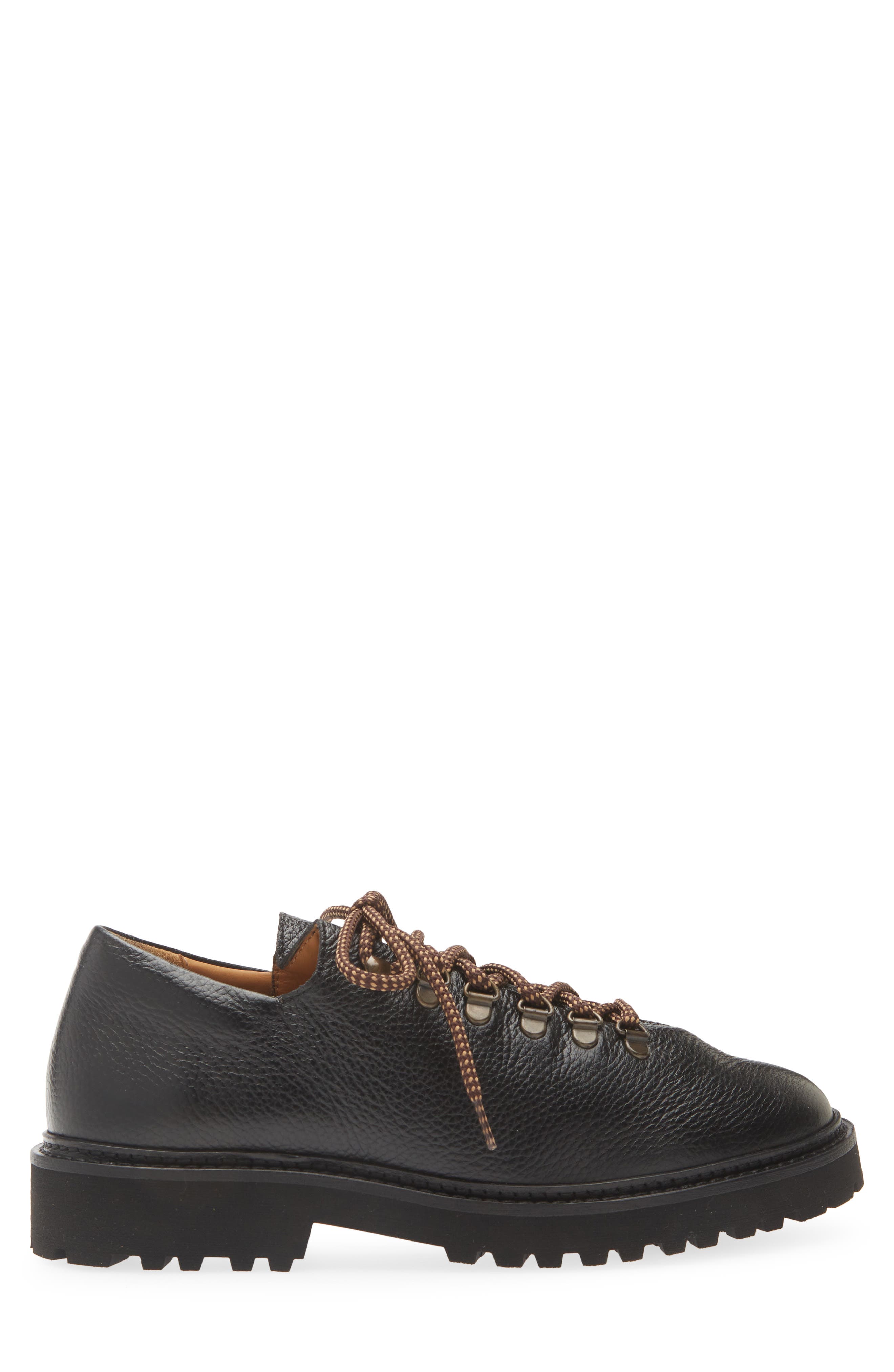 JACQUES SOLOVIERE Rasmus Lug Sole Wholecut Shoe, Alternate, color, Black