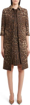 Dolce&Gabbana Dégradé Leopard Print Jacquard Jacket