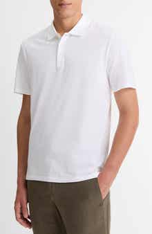 Vince Solid Pima Cotton Polo