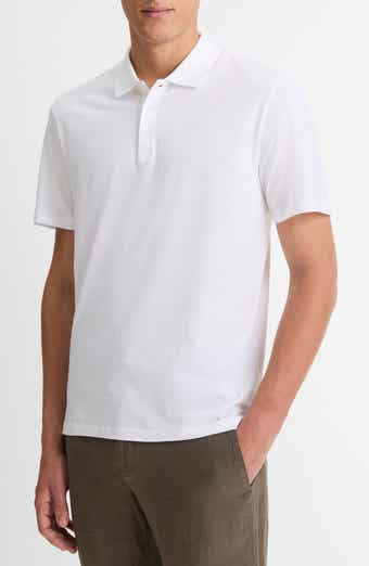 Vince Solid Pima Cotton Polo