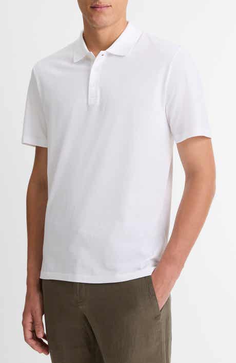 Vince Solid Pima Cotton Polo