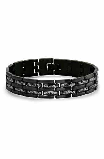 Men's Greek Key Link Bracelet