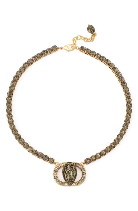 Chelsea Eagle Head Tennis Necklace