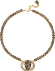 Kurt Geiger London Chelsea Eagle Head Tennis Necklace