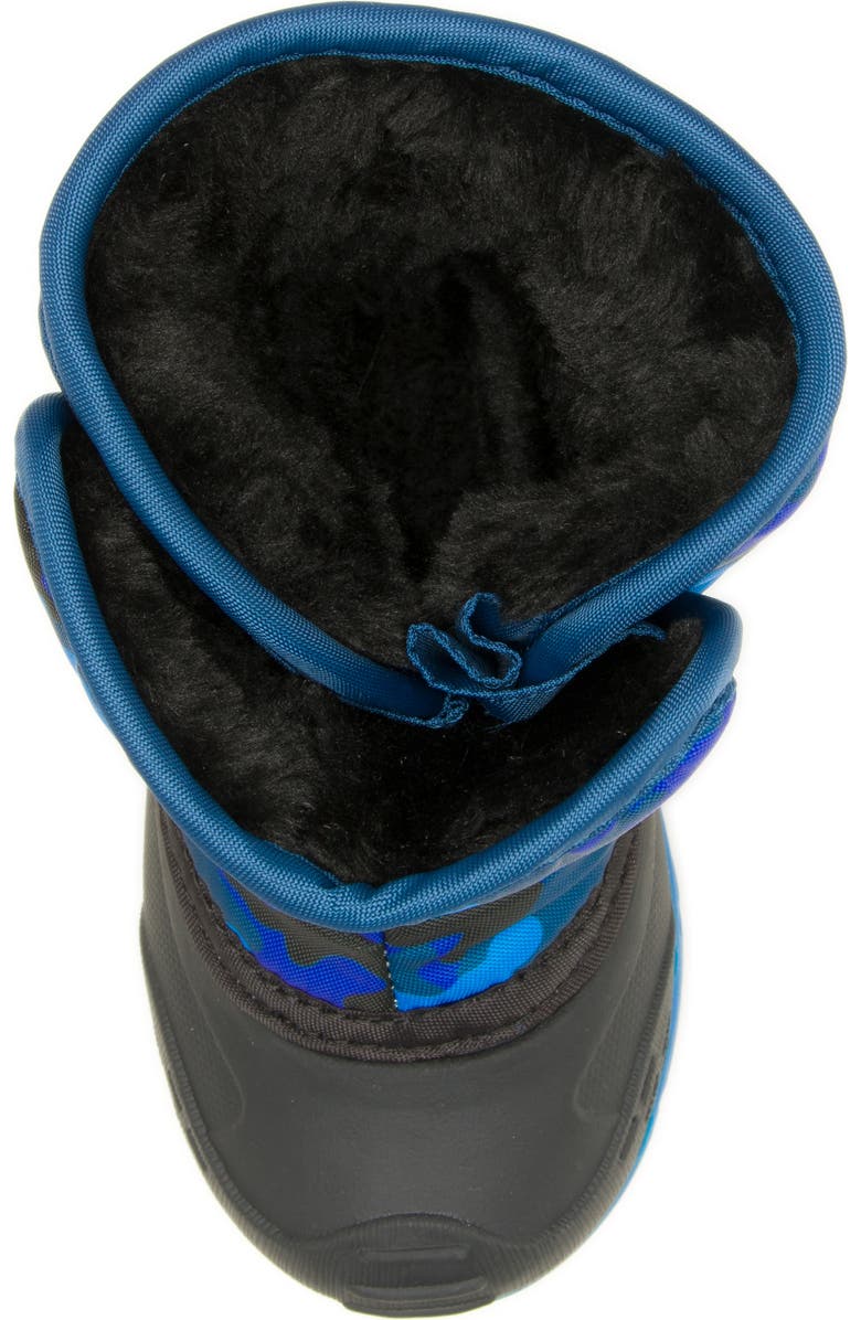 Kamik Kids' Snowbug 5 Waterproof Faux Fur Lined Boot, Alternate, color, Blue/ Navy