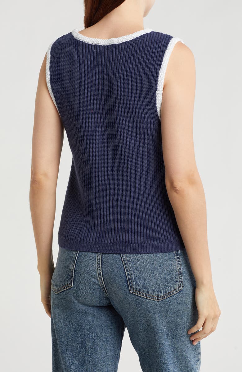 Vigoss Button Front Sweater Vest, Alternate, color,