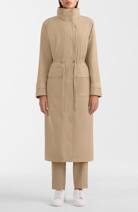 Magdalena Water Repellent Raincoat with Stowaway Hood