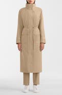 Mackage Magdalena Water Repellent Raincoat with Stowaway Hood