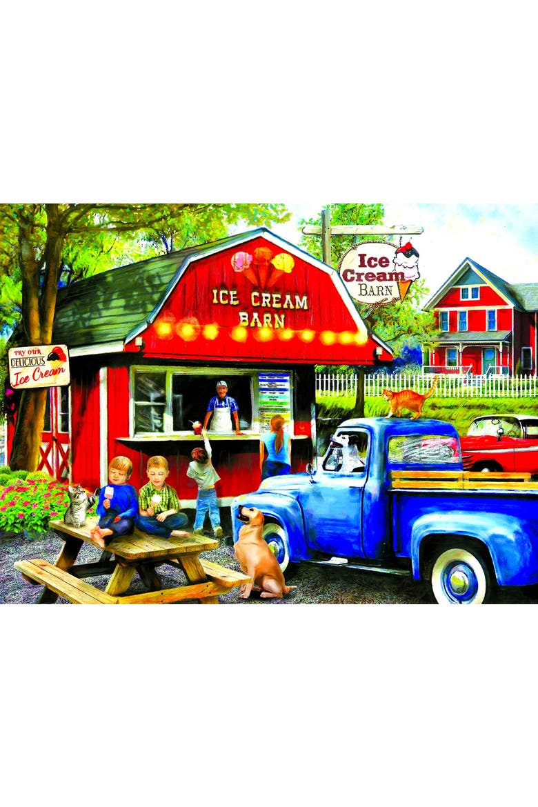 The Ice Cream Barn 1000 piece Jigsaw Puzzle for Adults, Alternate, color, Multicolor