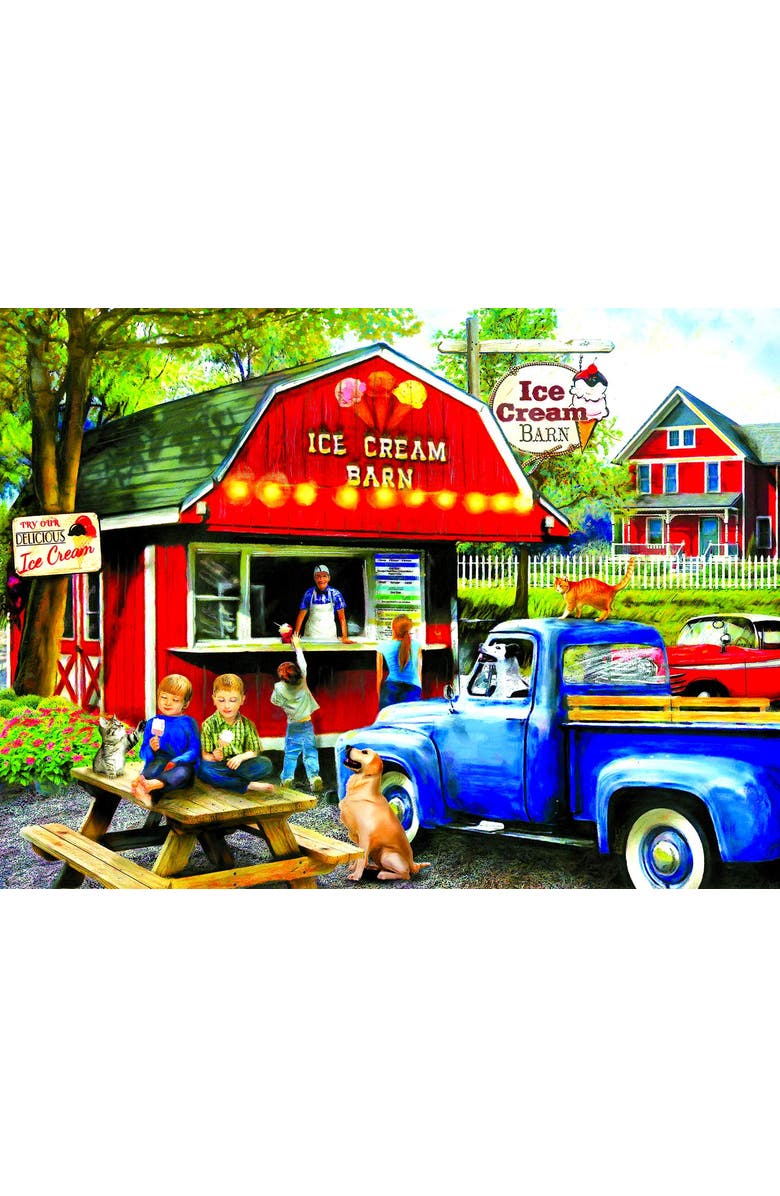 Sunsout The Ice Cream Barn 1000 piece Jigsaw Puzzle for Adults, Alternate, color, Multicolor