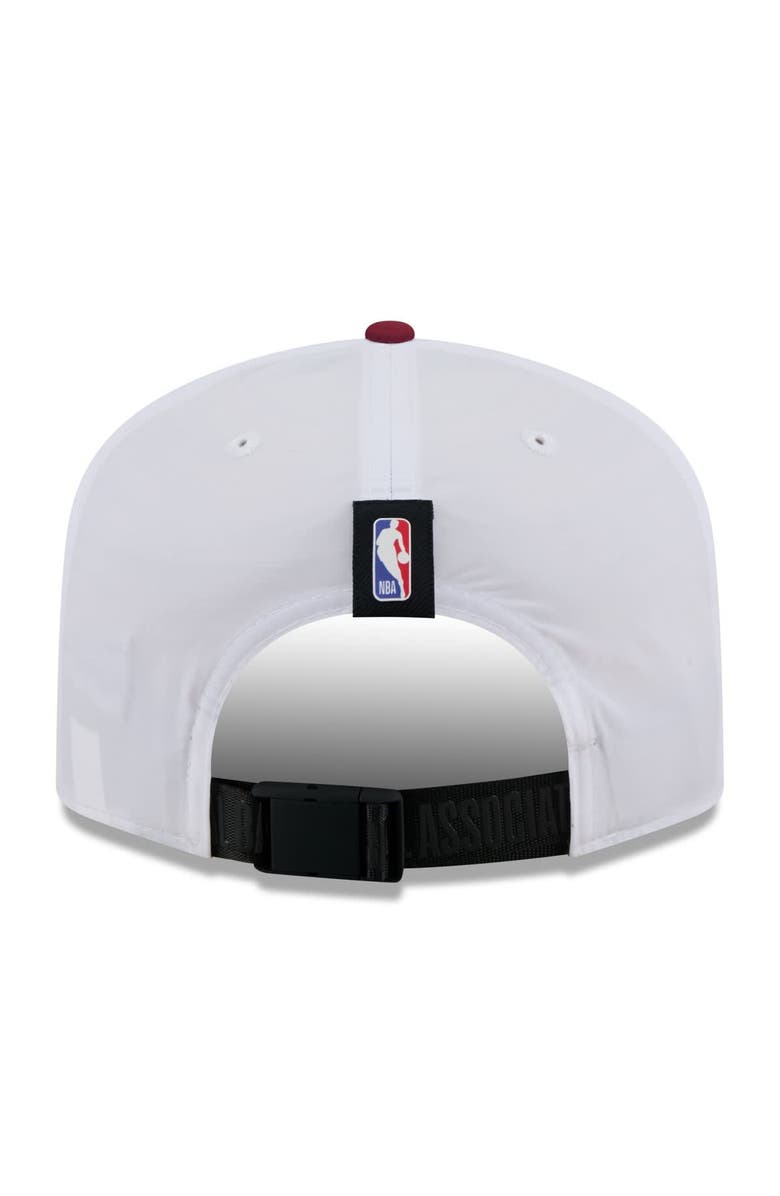 New Era Men's New Era White/Wine Cleveland Cavaliers 2025 NBA Draft On-Stage Nylon 19TWENTY Adjustable Hat, Alternate, color, White
