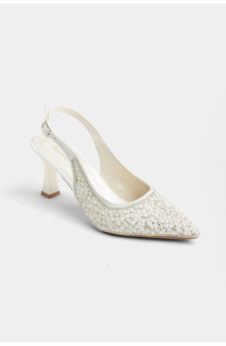 Prologue Shoes Netto Slingback Pump, Main, color, Ivory