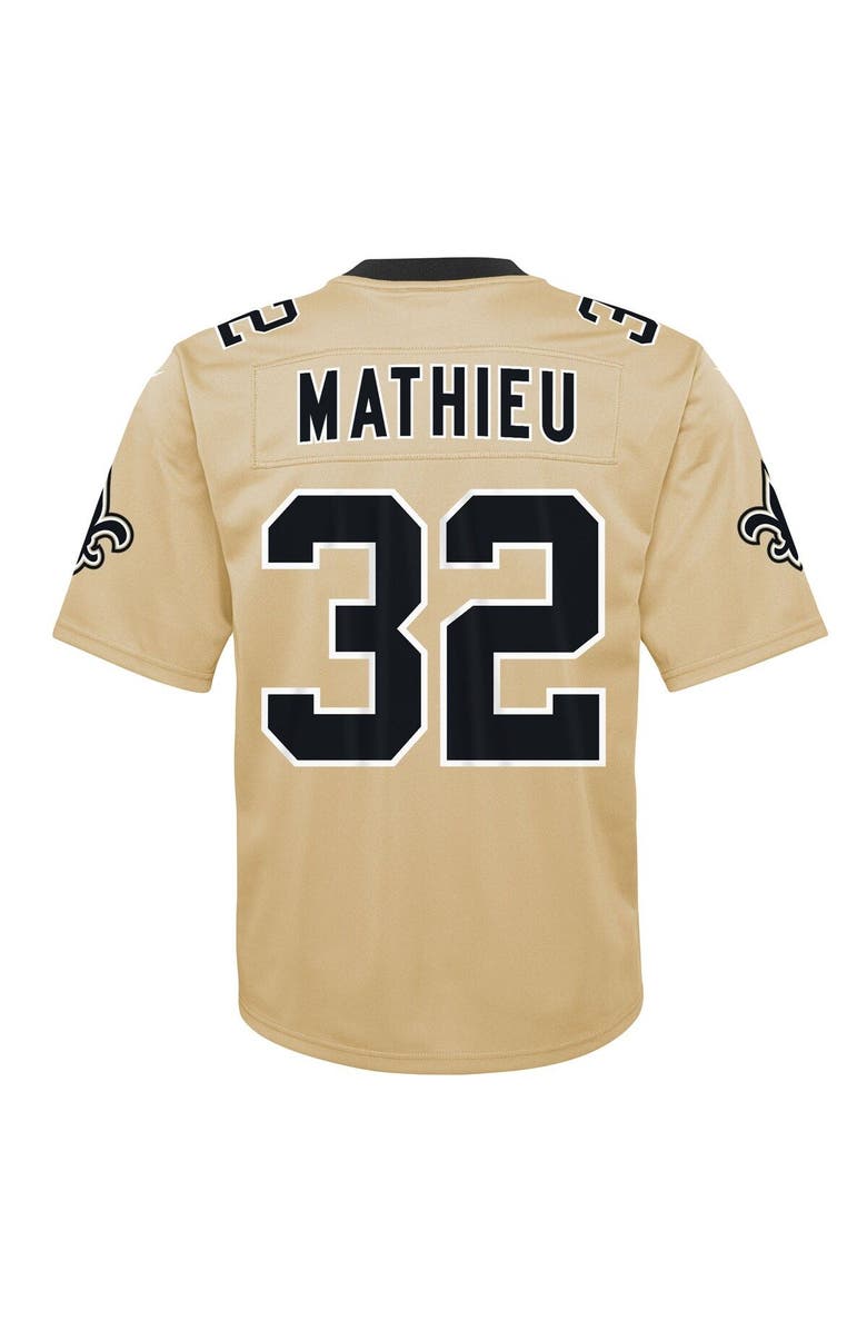 Nike Youth Nike Tyrann Mathieu Gold New Orleans Saints Inverted Game Jersey, Alternate, color, Gold