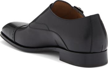 Cap Toe Monk Strap Shoe