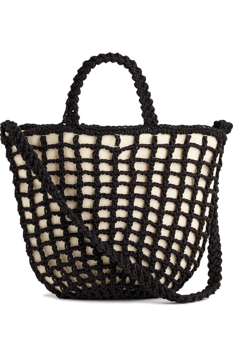 Madewell The Crocheted Shoulder Bag, Main, color,