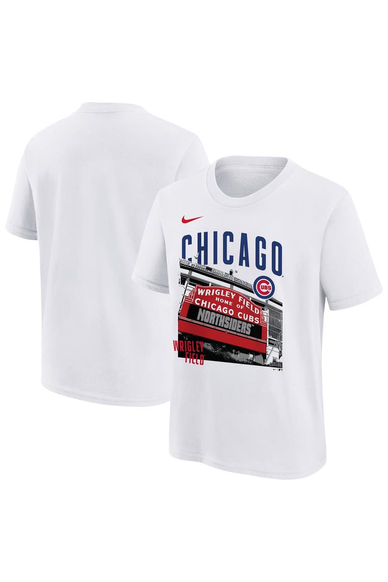 Youth Nike  White Chicago Cubs Hometown Collection T-Shirt, Main, color, White