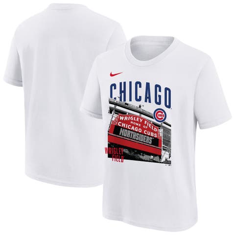 Youth Nike  White Chicago Cubs Hometown Collection T-Shirt