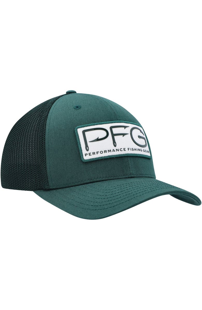 Columbia Men's Columbia Green Michigan State Spartans PFG Hooks Flex Hat, Alternate, color, Green
