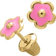 Mignonette 14k Gold Flower Earrings