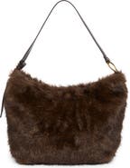 Steve Madden Bscout Faux Fur Hobo Bag