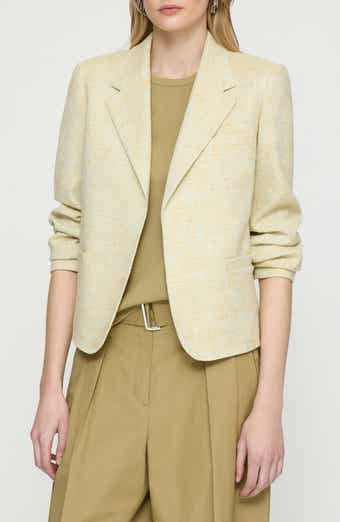 Pastel Dust Tweed Crop Jacket