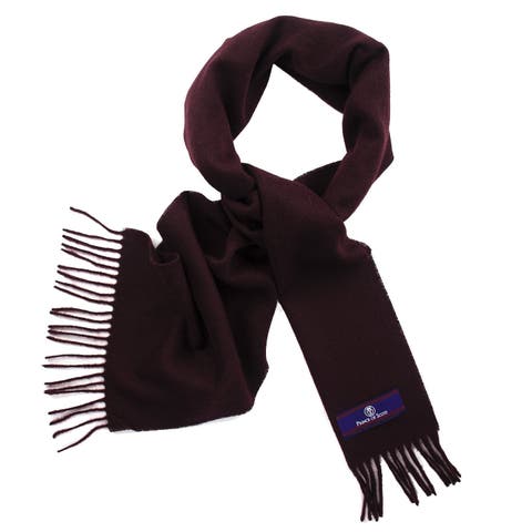 Fringed Merino Wool Scarf