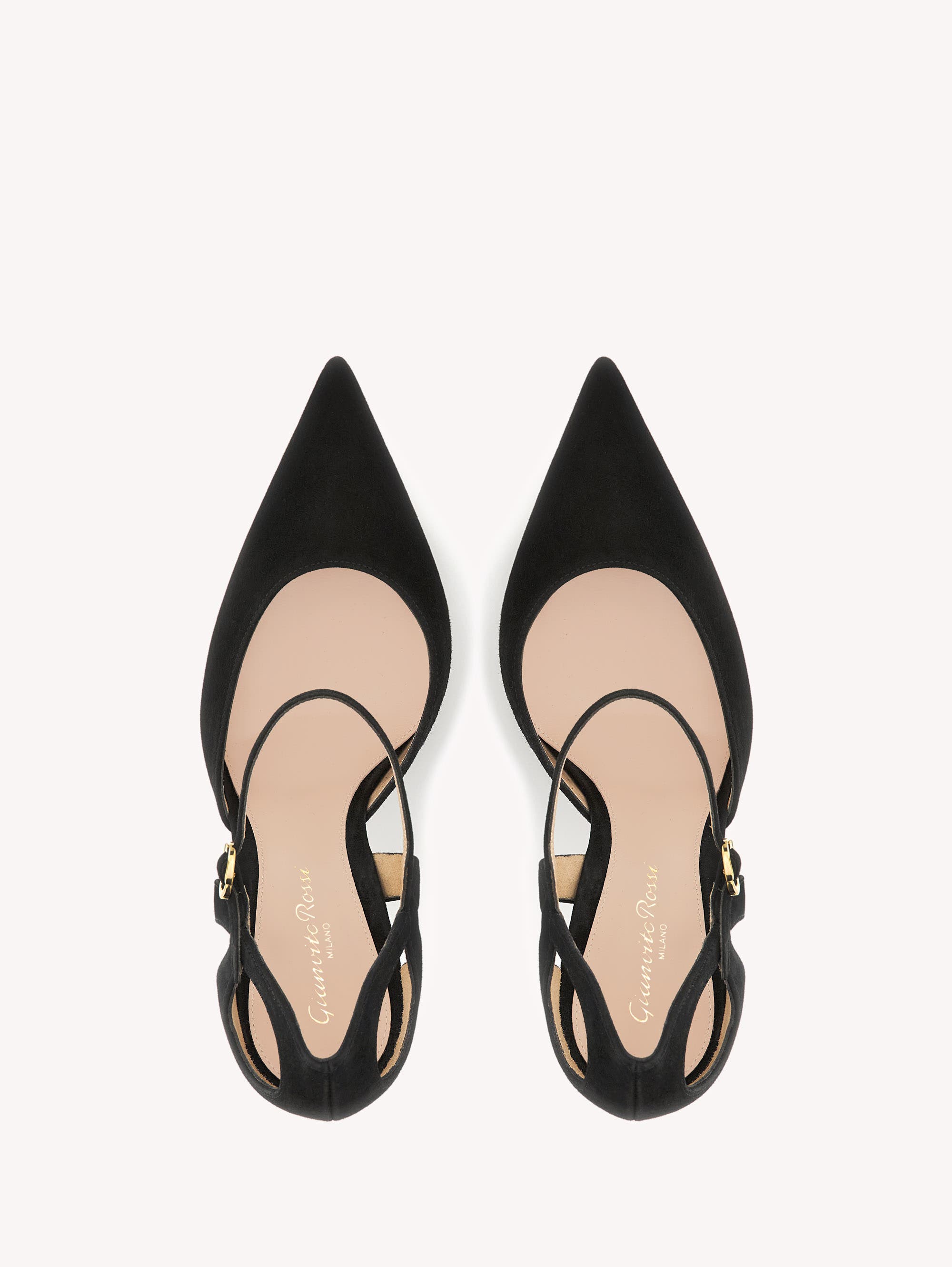 Gianvito Rossi Charlotte Pump, Alternate, color, Black Suede