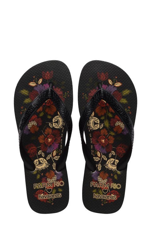 x FARM Rio Ribbon Flower Flip Flop (Women)