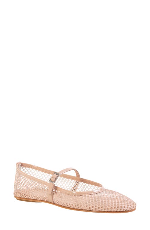 BLACK SUEDE STUDIO Mika Mary Jane Flat in Nude 