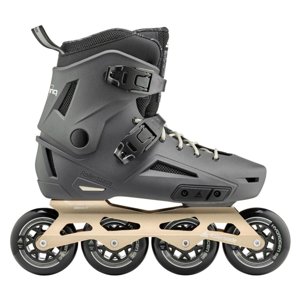 Rollerblade Lightning 90 Mens Inline Skates, Alternate, color, Anthracite/Taupe