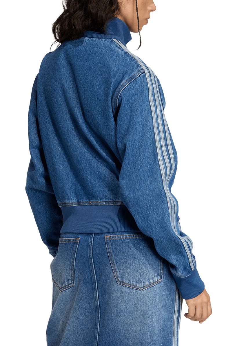 adidas Originals Firebird Denim Track Jacket, Alternate, color,
