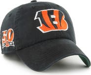 '47 Men's '47 Black Cincinnati Bengals Sure Shot Franchise Fitted Hat