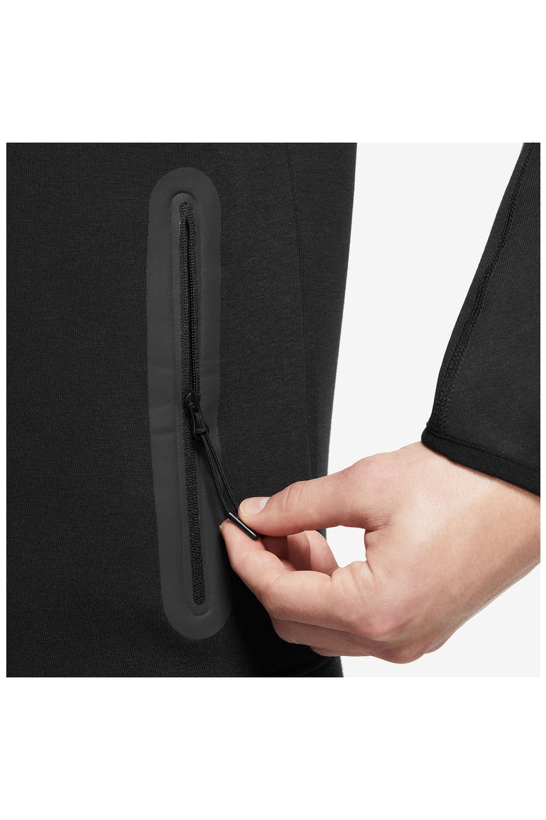 Tech Fleece Windrunner Zip Hoodie, Alternate, color, 010 BLACK/BLACK