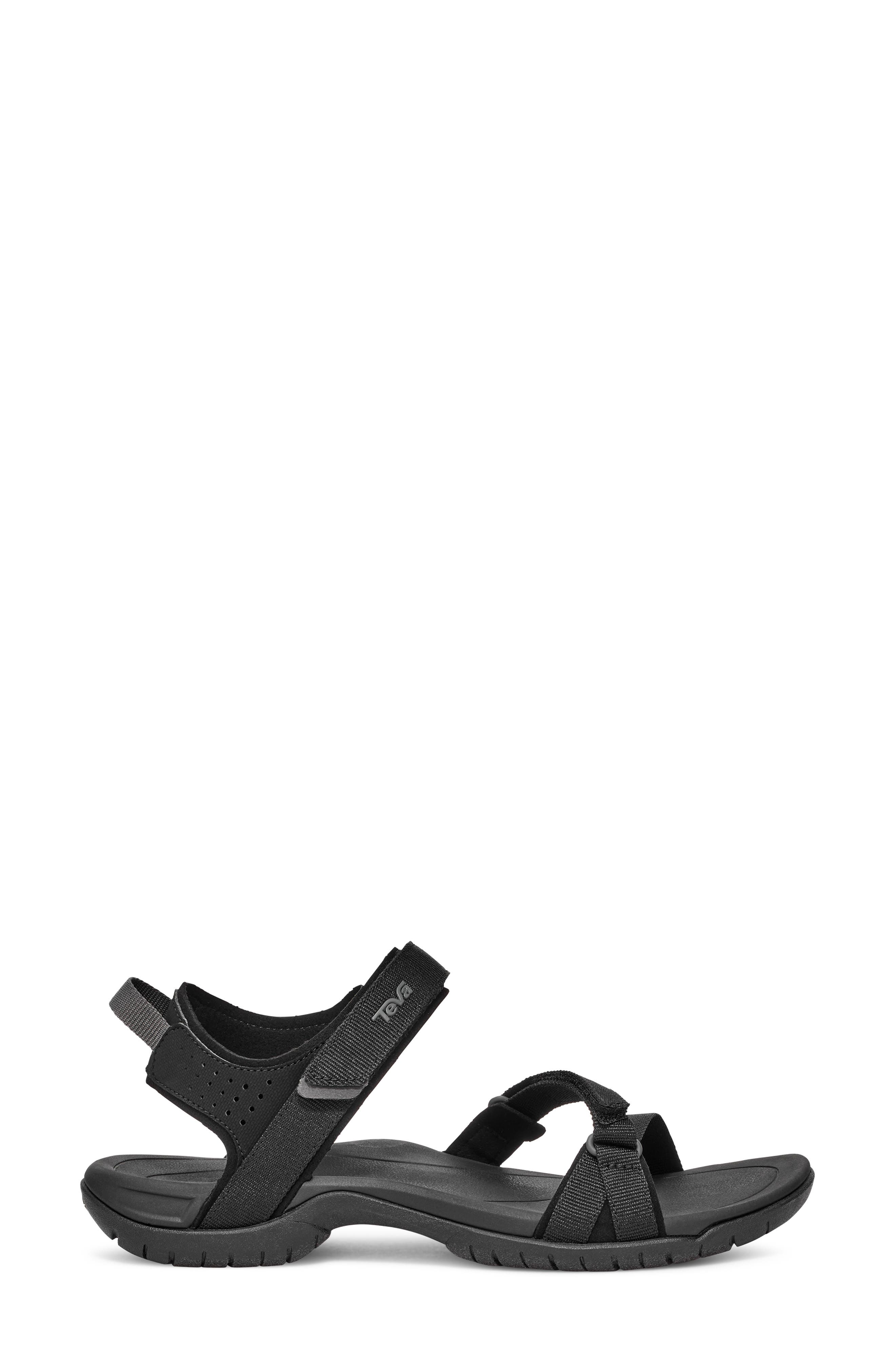 Teva Verra Sandal, Alternate, color, Black/ Black
