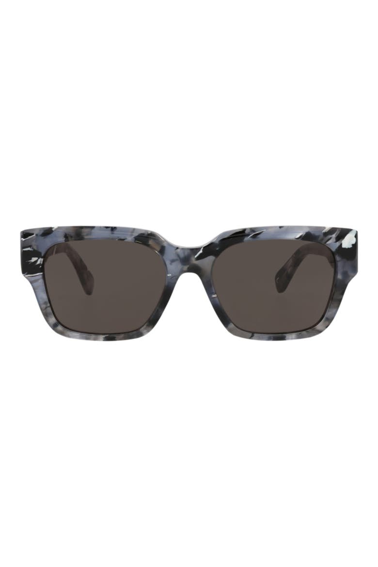 54mm Square Sunglasses, Main, color, GREY GREY GREY
