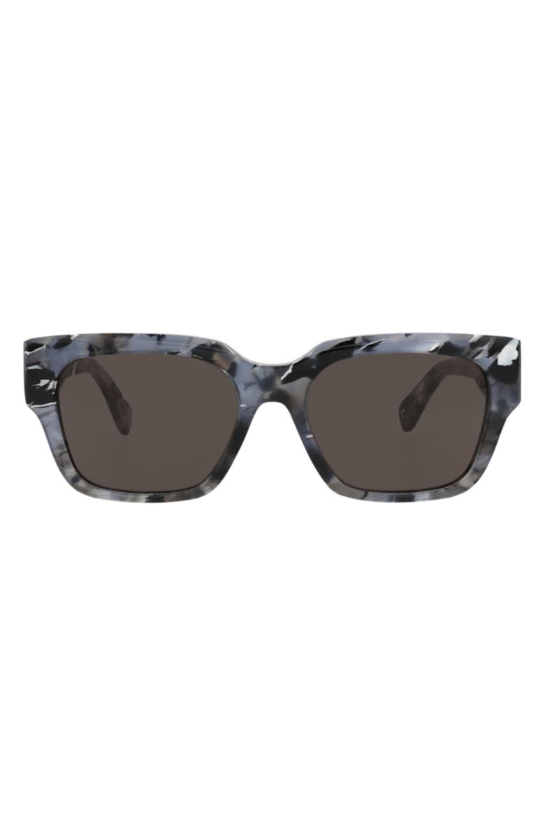 Chloé 54mm Square Sunglasses, Main, color, Grey Grey Grey