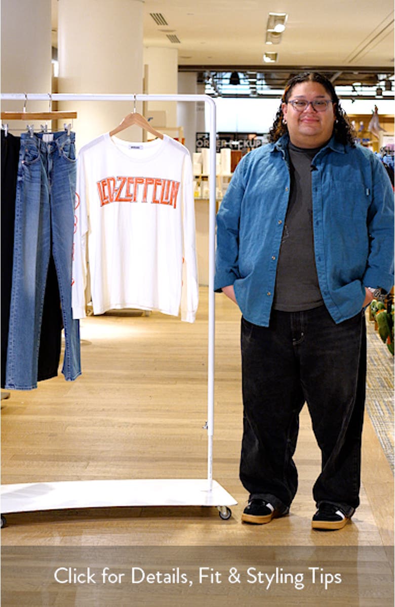 Led Zepplin Four Symbols Merch Cotton Graphic T-Shirt, sales video thumbnail