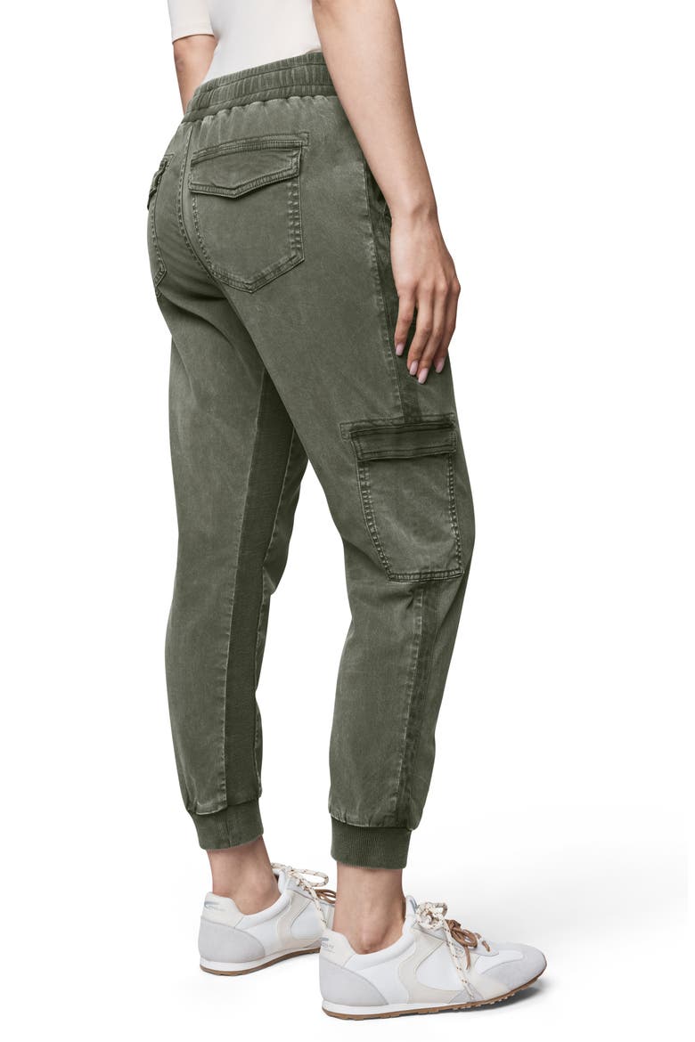 Jaclyn Drawstring Waist Joggers, Alternate, color, GREEN SPRUCE