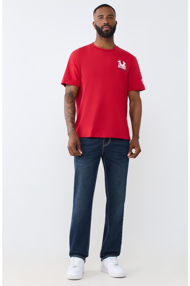 Geno Big T Slim Fit Jeans, Alternate, color, DARK HAWKS EYE