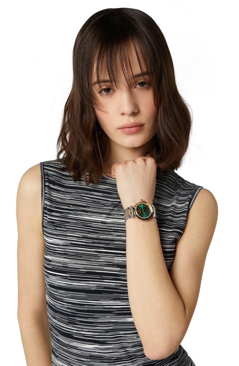 Missoni Atelier Bracelet Watch, 35mm, Alternate, color, Two Tone